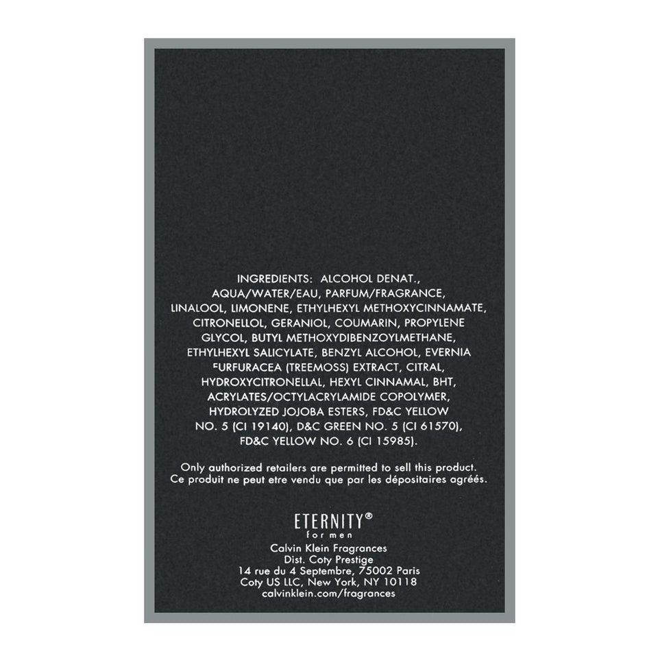 Calvin Klein Eternity For Men Eau de Toilette