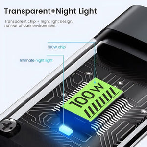 Mini Rechargeable Torch With Side Light & Waterproof Body
