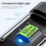 Mini Rechargeable Torch With Side Light & Waterproof Body