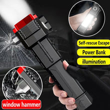 Multifunction Emergency Hammer Flashlight