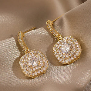 Crystal Earrings – Sparkling Dangle Earrings  ( PJT-990 )