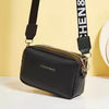 PU Leather Wide Strap Crossbody Bag