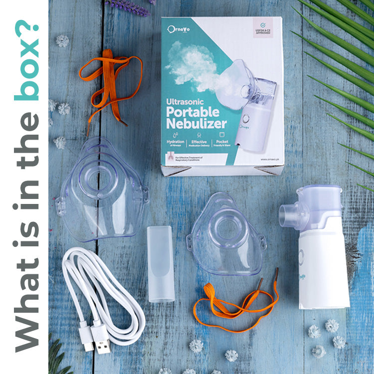 Ornavo Rechargeable Portable Mesh Nebulizer
